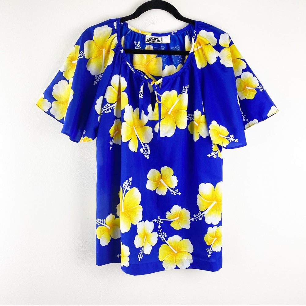 Hilo Hattie Vintage Hawaiian Ladies Blouse